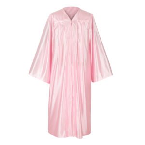 Unisex Shiny Graduation Gown only Pink