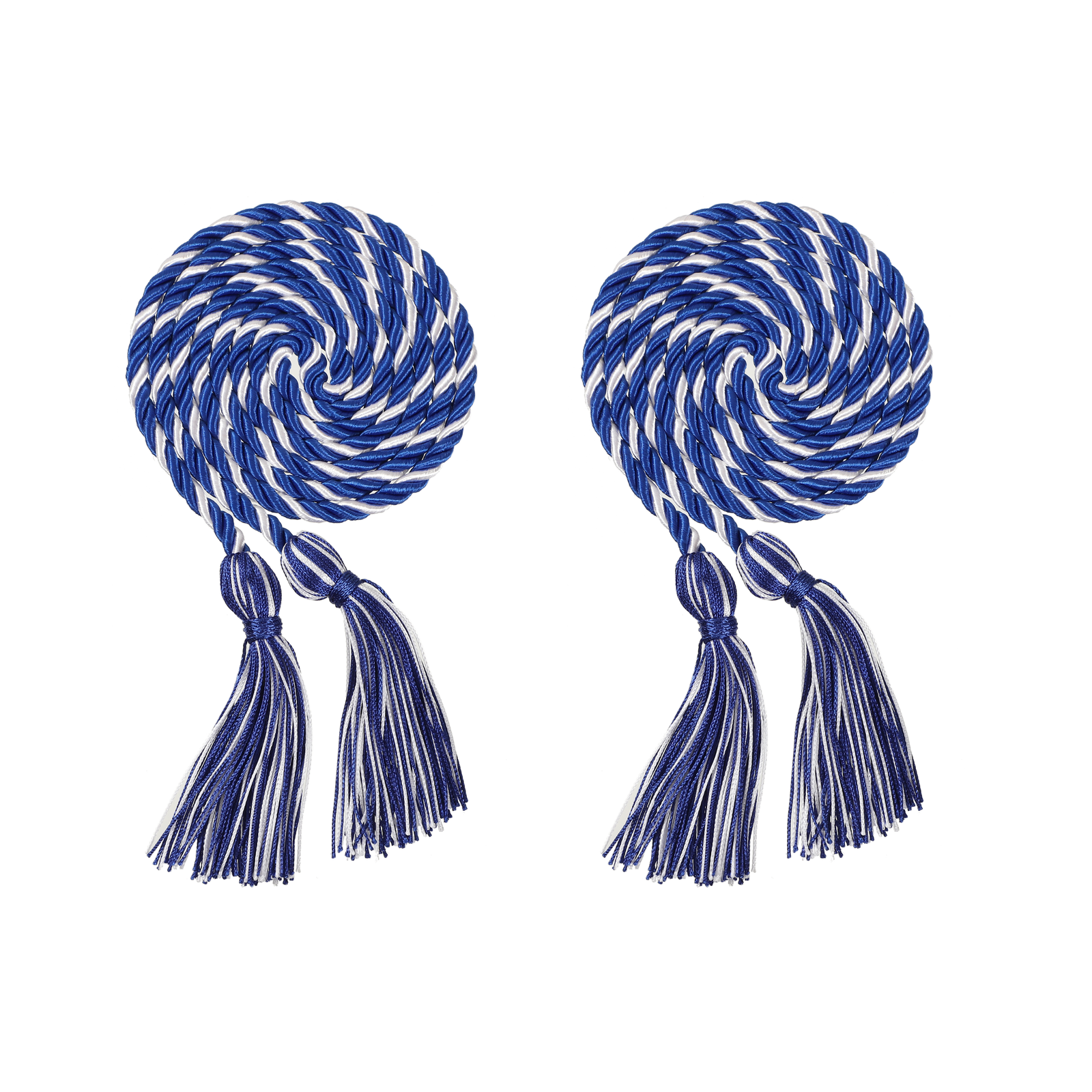 2Pcs Graduation Multi Color Braided Honor Cords with Tassel 68" Long