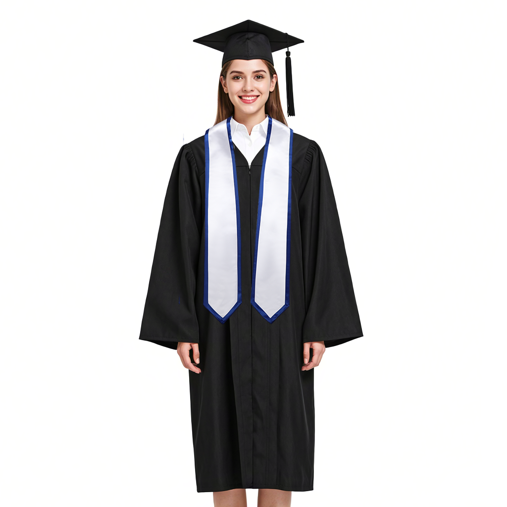 Gradwow Unisex Adult Graduation Honor Stole with Trim 72" Long - Image 2