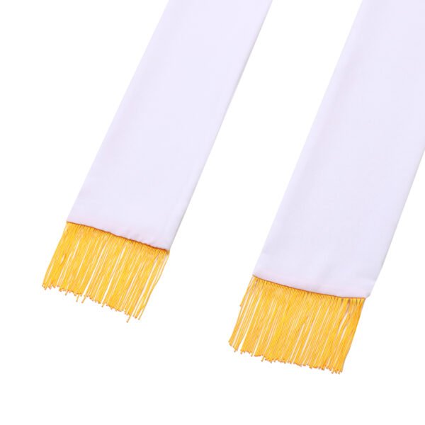 Adult Embroidery Clergy Cross Stole for Church Traditional Wedding Pastor Stole - Image 5