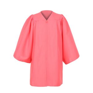 Unisex Kids Matte Graduation Gown Only  Pink