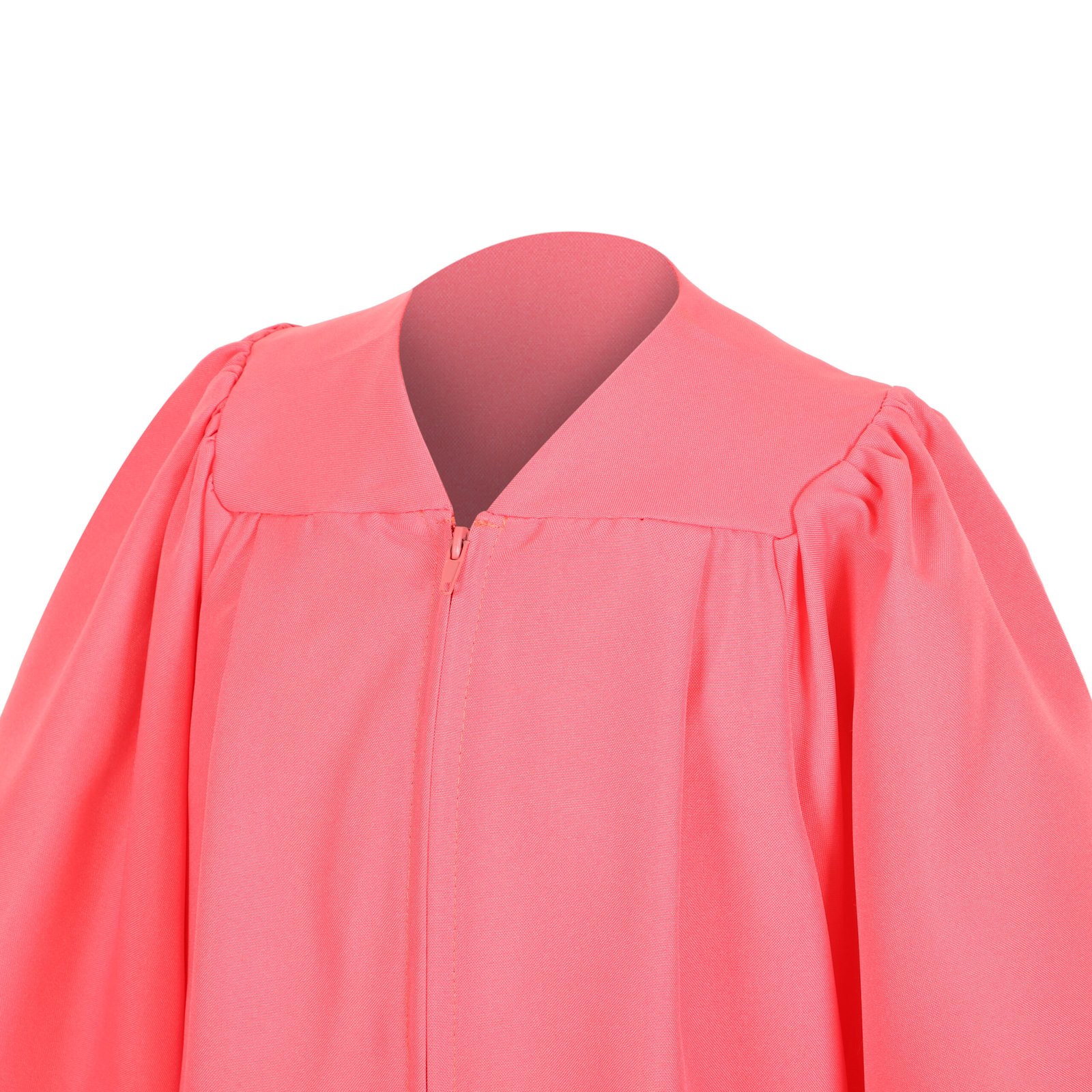 Unisex Kids Matte Graduation Gown Only Pink - Image 3