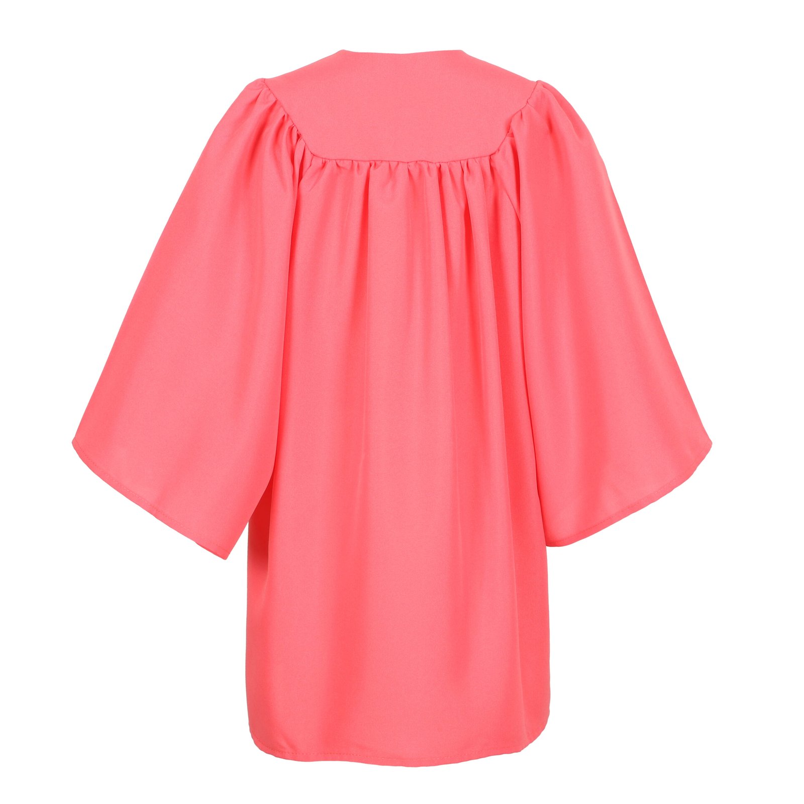 Unisex Kids Matte Graduation Gown Only Pink - Image 2