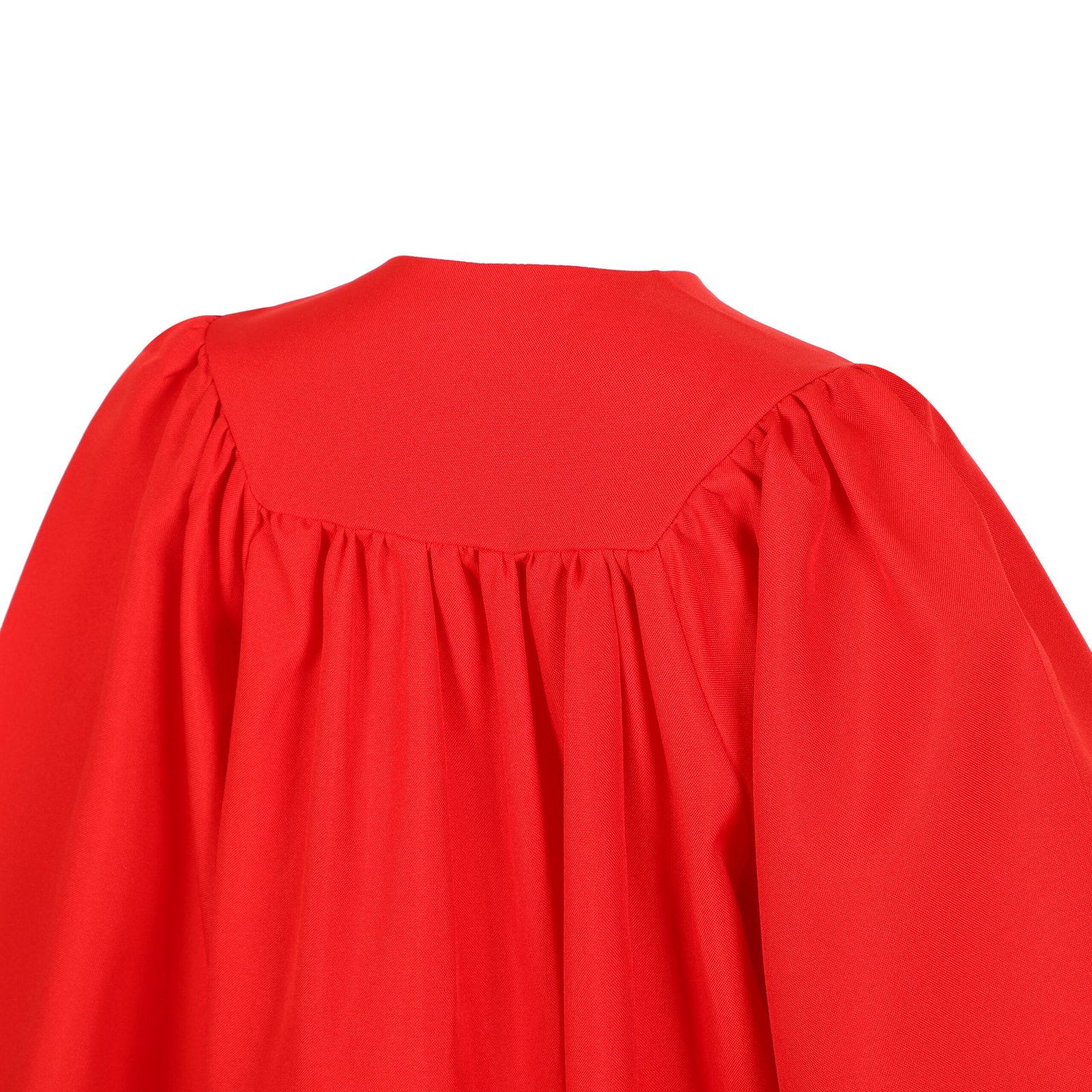 Unisex Kids Matte Graduation Gown Only Red - Image 4