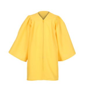Unisex Kids Matte Graduation Gown Only Gold