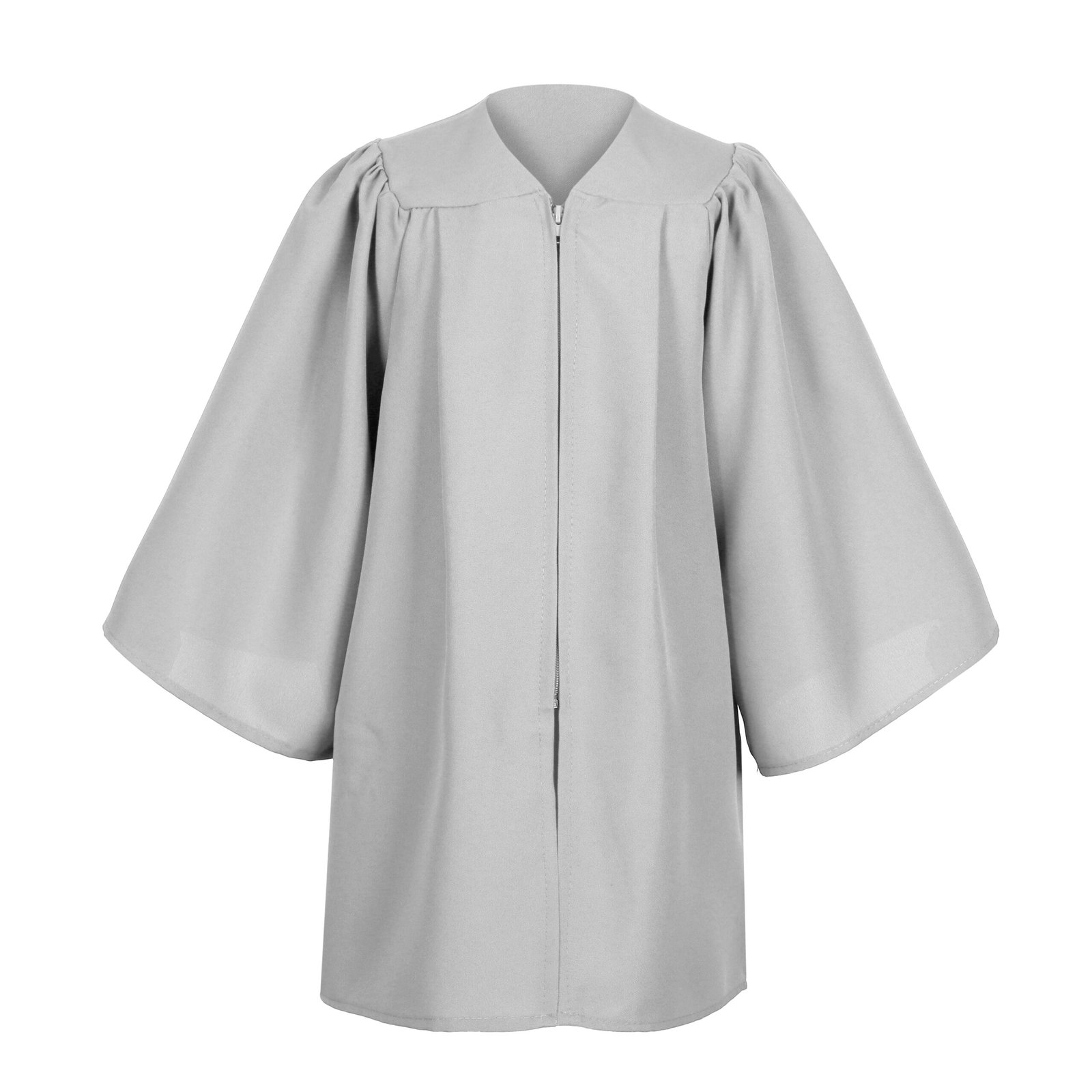 Unisex Kids Matte Graduation Gown Only Gray