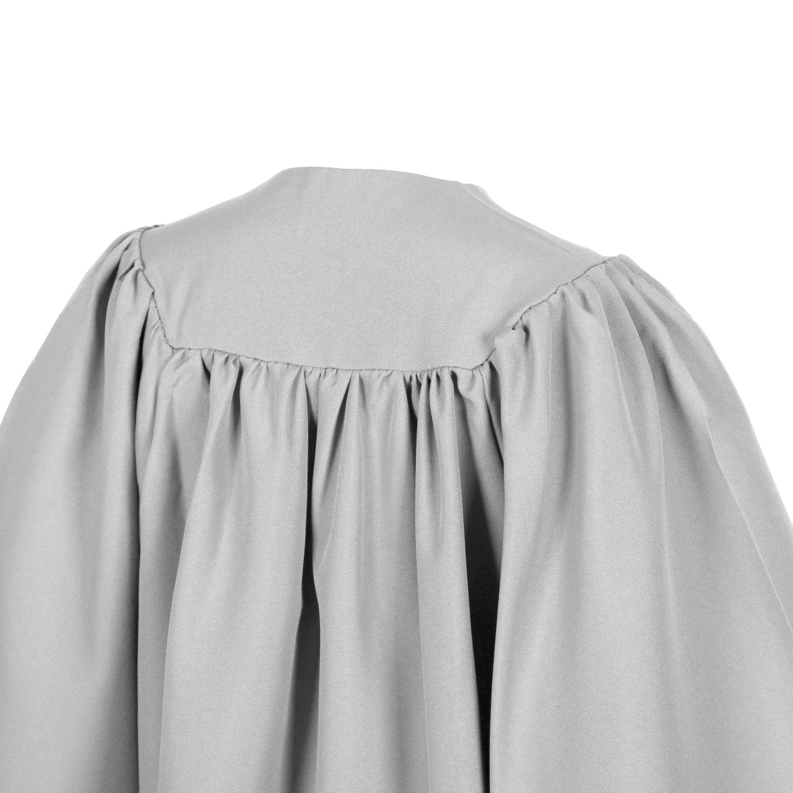 Unisex Kids Matte Graduation Gown Only Gray - Image 4