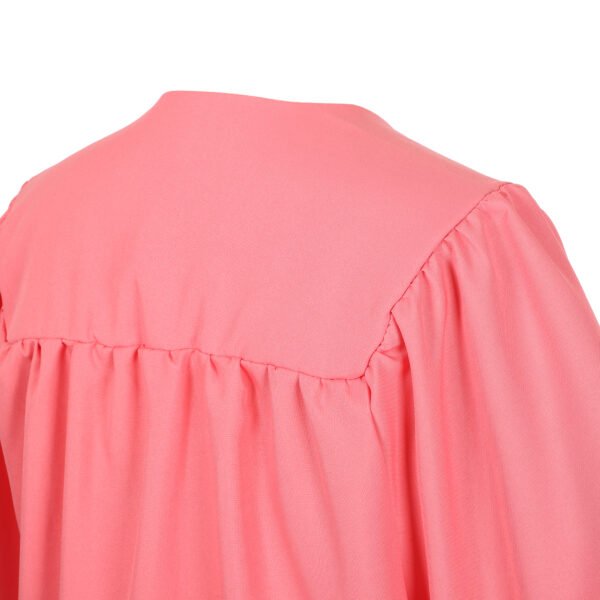 Unisex Matte Graduation Gown Only Pink - Image 3