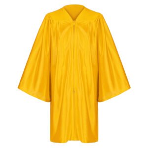 Shiny Preschool Kindergarten Graduation Gown only Gold