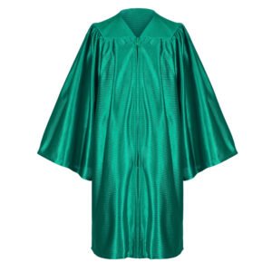 Shiny Preschool Kindergarten Graduation Gown only Emerald Green