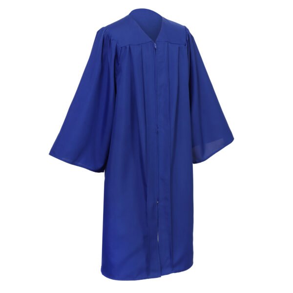 Unisex Matte Graduation Gown Only Royal Blue