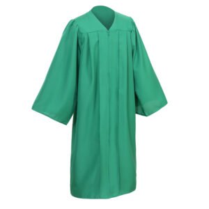 Unisex Matte Graduation Gown Only Emerald Green