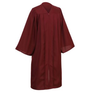 Unisex Matte Graduation Gown Only Maroon