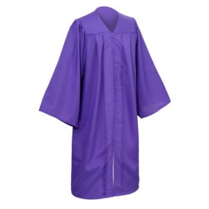 Unisex Matte Graduation Gown Only Purple