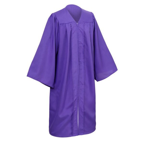 Unisex Matte Graduation Gown Only Purple